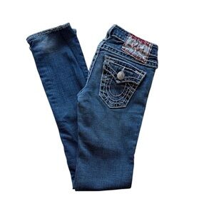 True Religion Dark Blue Skinny Jeans